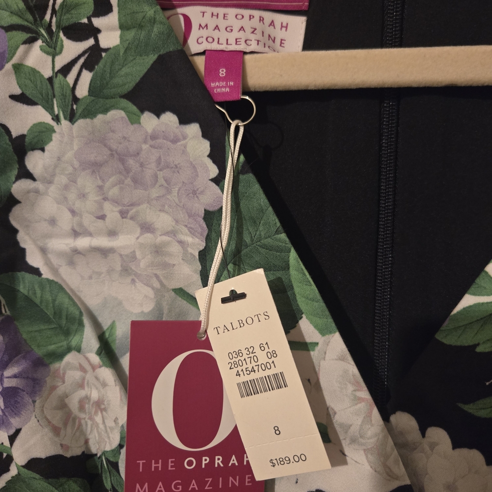 The OPRAH MAGAZINE COLLECTION TALIBOTS Floral Sleeveless Dress - Picture 2 of 3